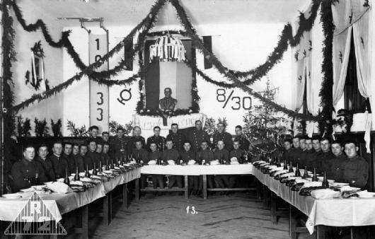 Vánoce 1933 - Vysoké Mýto 30. pěší pluk.