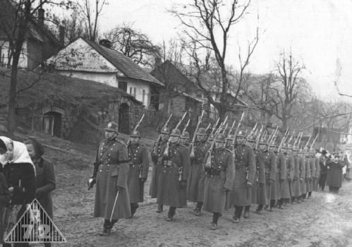 Poslední rozloučení s padlým. 1941