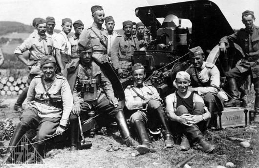 Dělostřelecký pluk č. 112 - 15 cm hrubá houfnice vz.25