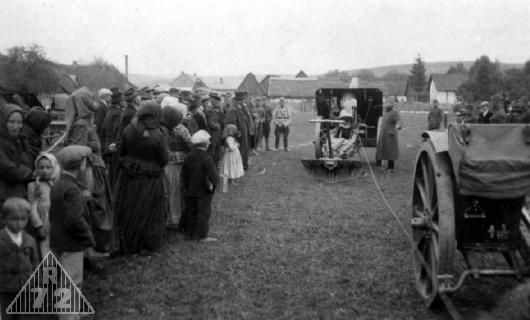 1929 - Dělostřelecký pluk č. 112 - Manévry v Tatrách - 15 cm hrubá houfnice vz.25 - na káře vpravo je pěkně vidět, že se jedná o houfnici 4, 5. baterie, děl. pl. 112